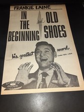 Frankie Laine In The Beginning Rare Original Promo Poster Ad Framed!
