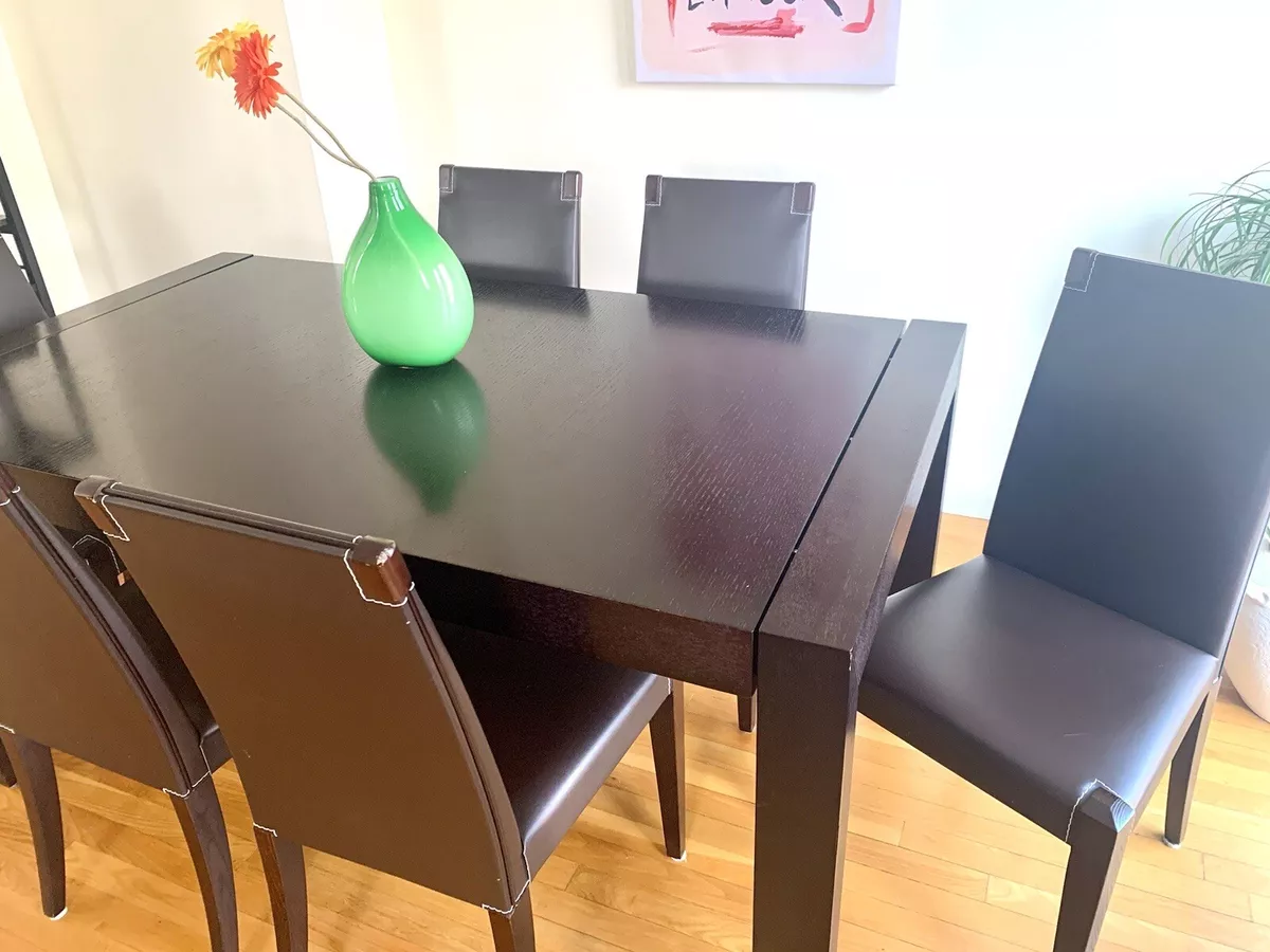 Dark wood dining table ebay deals