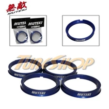 4 MUTEKI TESLA MODEL 3 Y PERFORMANCE HUB CENTRIC CENTER RING 73.1 MM TO 64.1 MM