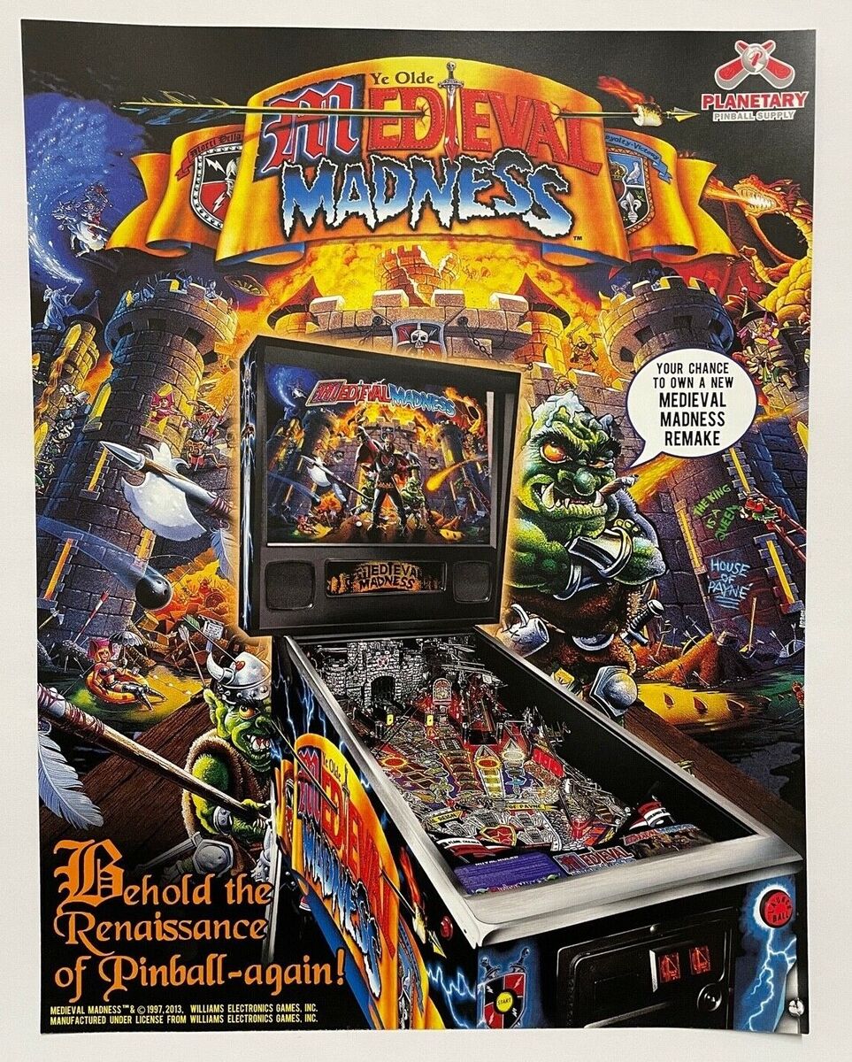 Medieval Madness na Pinball Mania. 