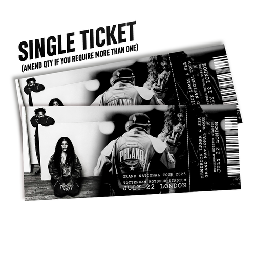 Kendrick Lamar & SZA Mock Ticket Grand National Tour | Keepsake Souvenir - Picture 10 of 11