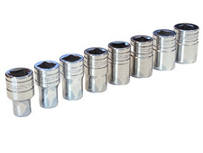 Snap On 8 Piece 1/2” Drive 12 POINT SAE Socket Set 3/8” To 13/16” 313SWYA MINT