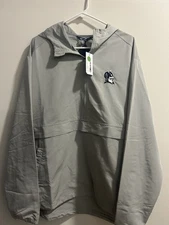 New With Tags L Cutter& Buck Duke Blue Devils Half Zip Jacket