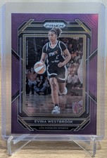 2023 Panini Prizm WNBA Evina Westbrook No. #51 Purple Prizm #037/149 LA Sparks