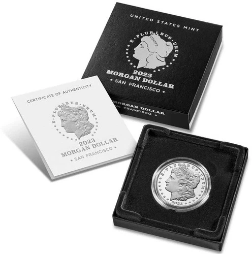 2023-S Proof Silver Morgan Dollar (Box & COA)
