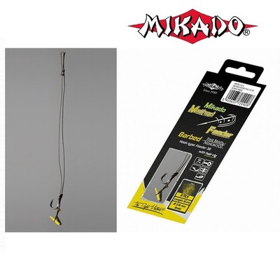 8 x MIKADO METHOD FEEDER Haken Rig `s mit Quick Stop und Braid (0,87 EUR/St.)