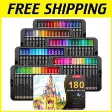 180-Color Artist Colored Pencils Set for Adult Col