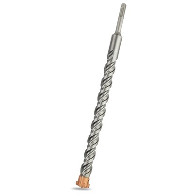 Meccion SDS Plus Hammerbohrer 25mm x 350mm   Profi Betonbohrer mit 4 Schneiden