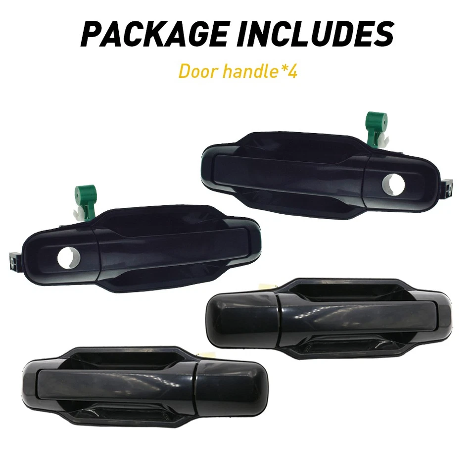 4x Puerta exterior izquierda derecha para Kia Sorento HUS 2003-2009 Foto 4 de 4