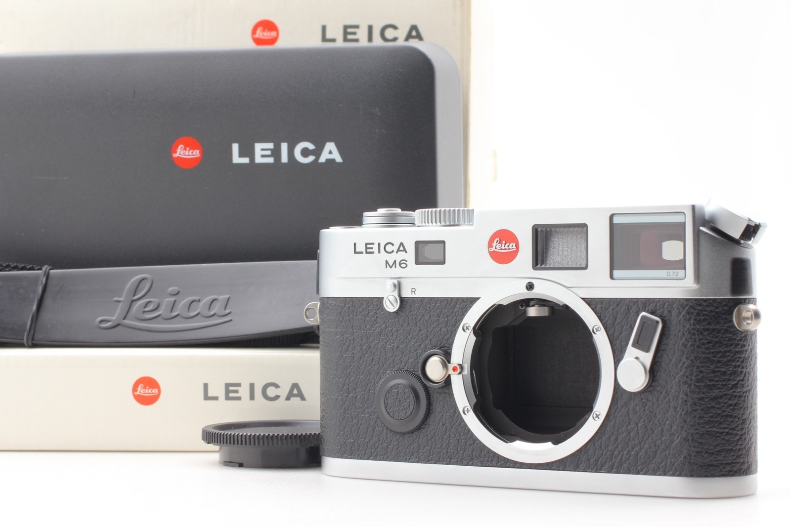 ▶[Unused w/ BOX] Leica M6 0.72 TTL Silver Rangefinder Film Camera Body From...