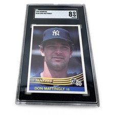 1984 Donruss Don Mattingly #248 Rookie Card SGC 8 NM-MT NY Yankees MLB