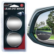 Blind Spot Mirror 2 Pack, 2 Inch Round HD Glass Convex for Car, Wide Angle Side