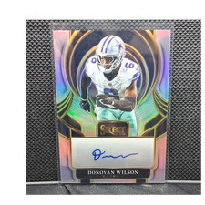 Panini 2025 Select Signatures Donovan Wilson #SIP-DWN Cowboys Auto