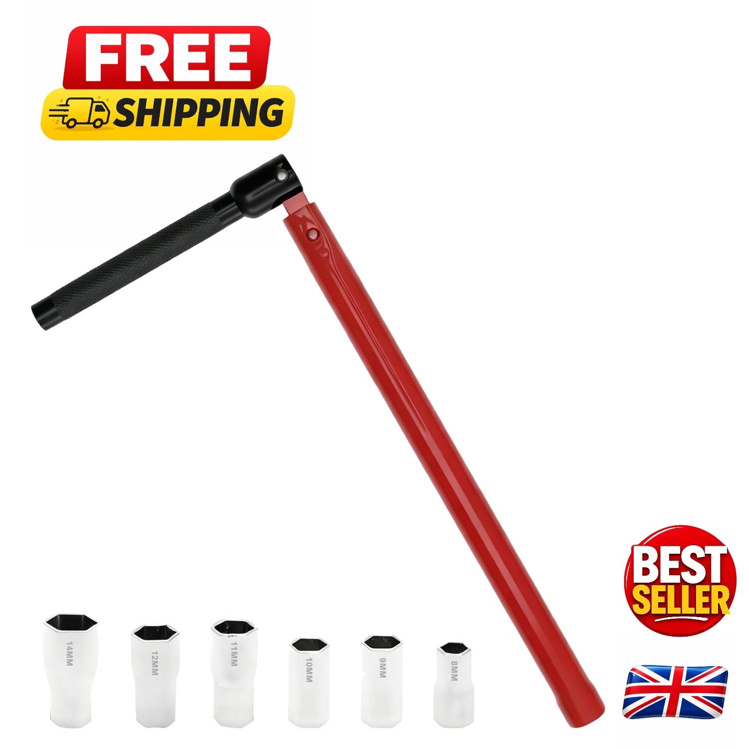 Non-Slip Adjustable Wrench Set for Tight Spaces - 7PCS for Faucet Installations