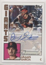 2019 Topps 1984 Topps Baseball Rookies Auto Aramis Garcia #84R-AG Auto sh7