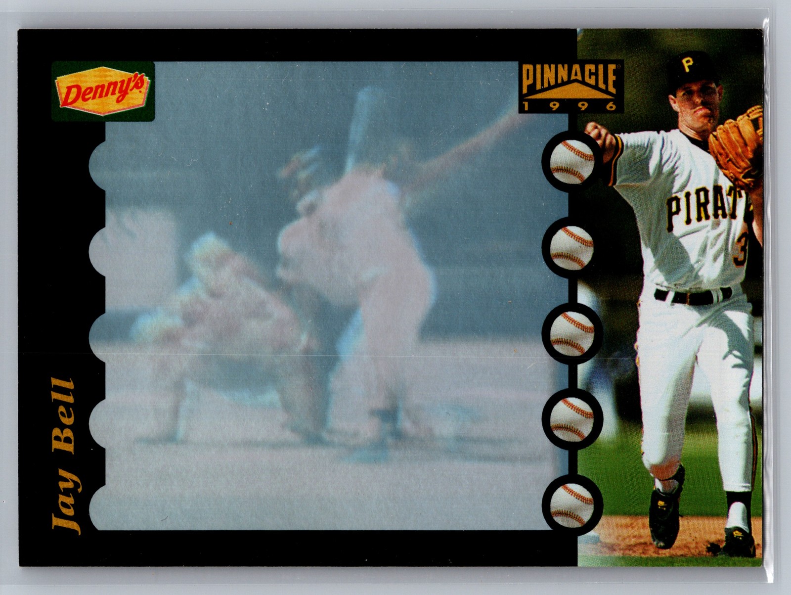 1996 Pinnacle Denny's Holograms #28 Jay Bell
