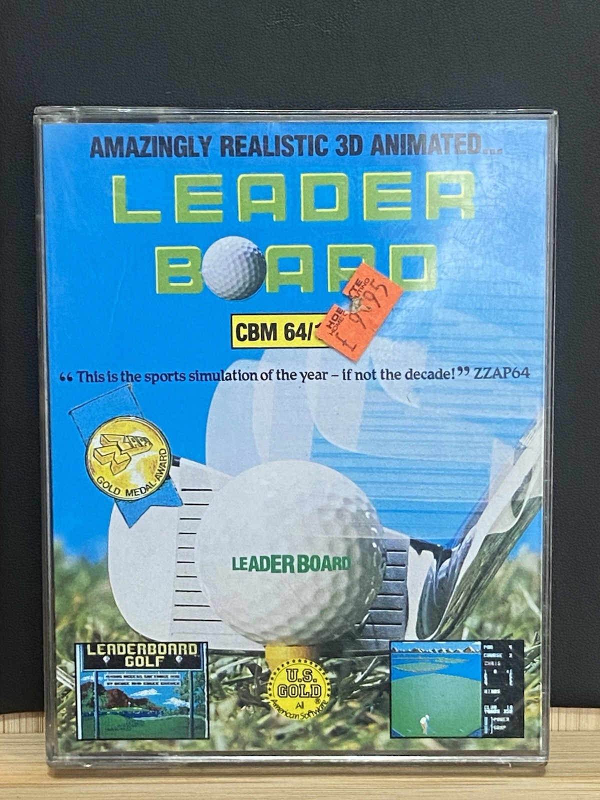 Leader Board C64 Commodore 64 / 128 Cassette Game