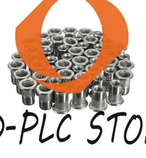 20pcs M6 Thread 304 Stainless Steel Flat Head Rivet Nut Rivnut Insert Nutsert