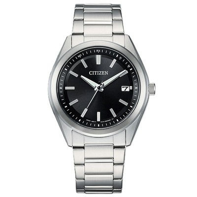 CITIZEN Collection AS1080-65E Black Solar Radio Sapphire Men's Watch New in Box