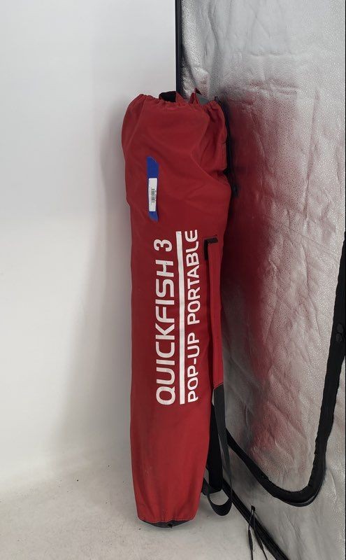 Eskimo Red Quickfish Pop-Up Portable Ice Fishing Shelter With Carry Bag