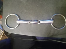 New Loose Ring Snaffle Bit lozenge 6 In mouth 