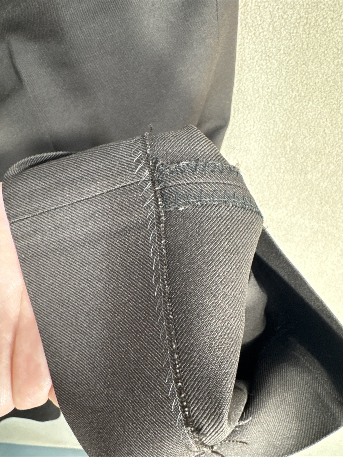 @@ Vintage American Craftsman 40R Chocolate 2 Piece Suit 33x31 Gaberdine Poly