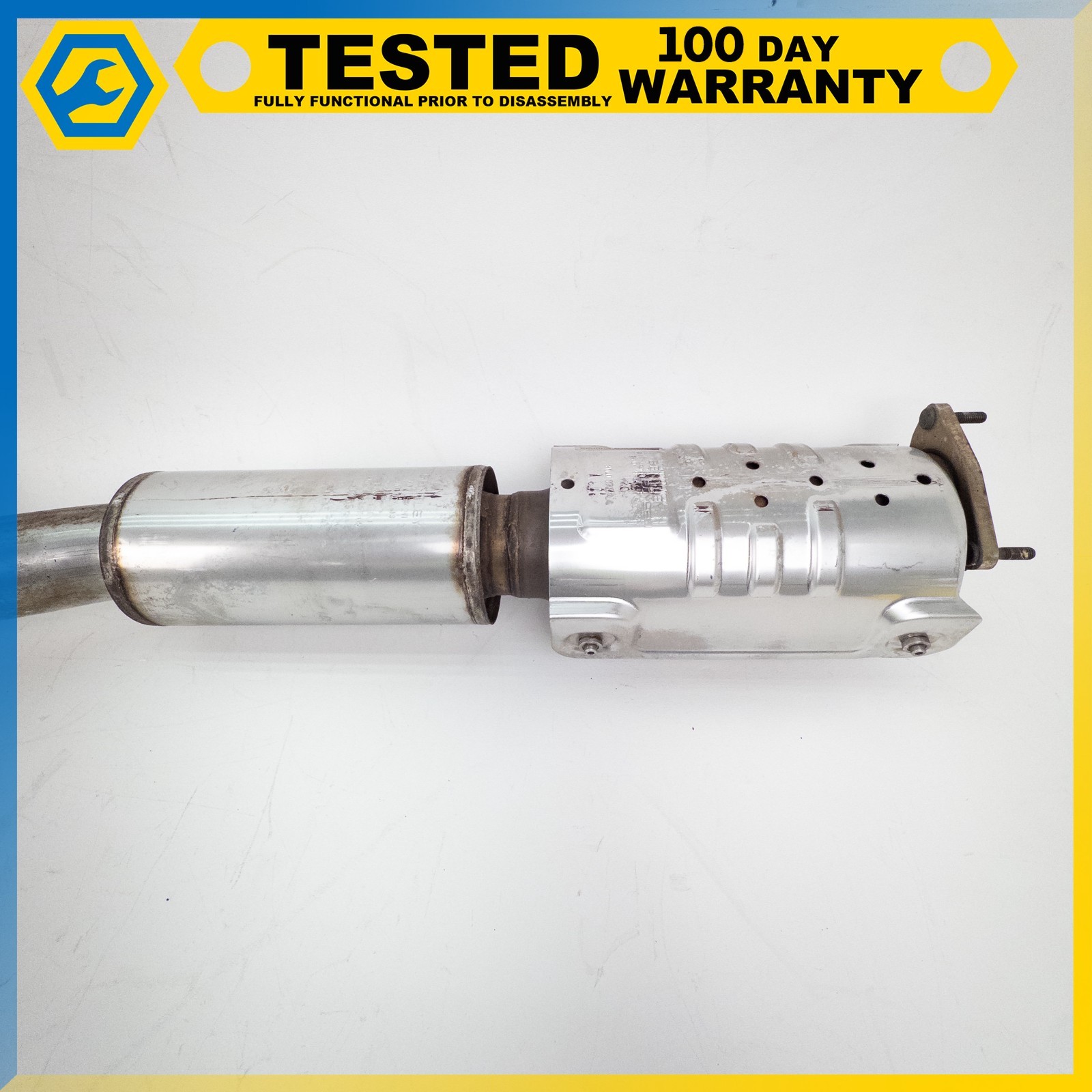 03-13 BENTLEY CONTINENTAL GT RIGHT EXHAUST DOWN PIPE RESONATOR OEM