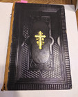 1903 antq Dr.Martin Luthers Bible Die Bibel Heilige Christ lg hb collectors book — photo 4