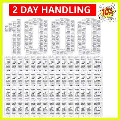 1000 Pcs 1 Gram Silica Gel Packets Desiccant Packs for Storage Moisture Absor...
