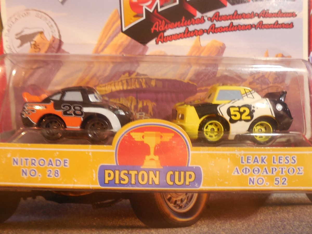 DISNEY PIXAR CARS MINI ADVENTURES NITROADE LEAK LESS PISTON CUP