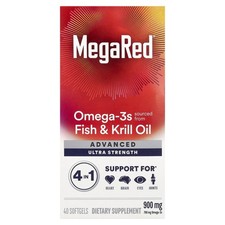 MegaRed , Advanced 4 In 1 Omega-3s, Ultra Strength, 900 mg, 40 Softgels