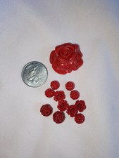 Jewelry Destash, Assorted Rose Beads