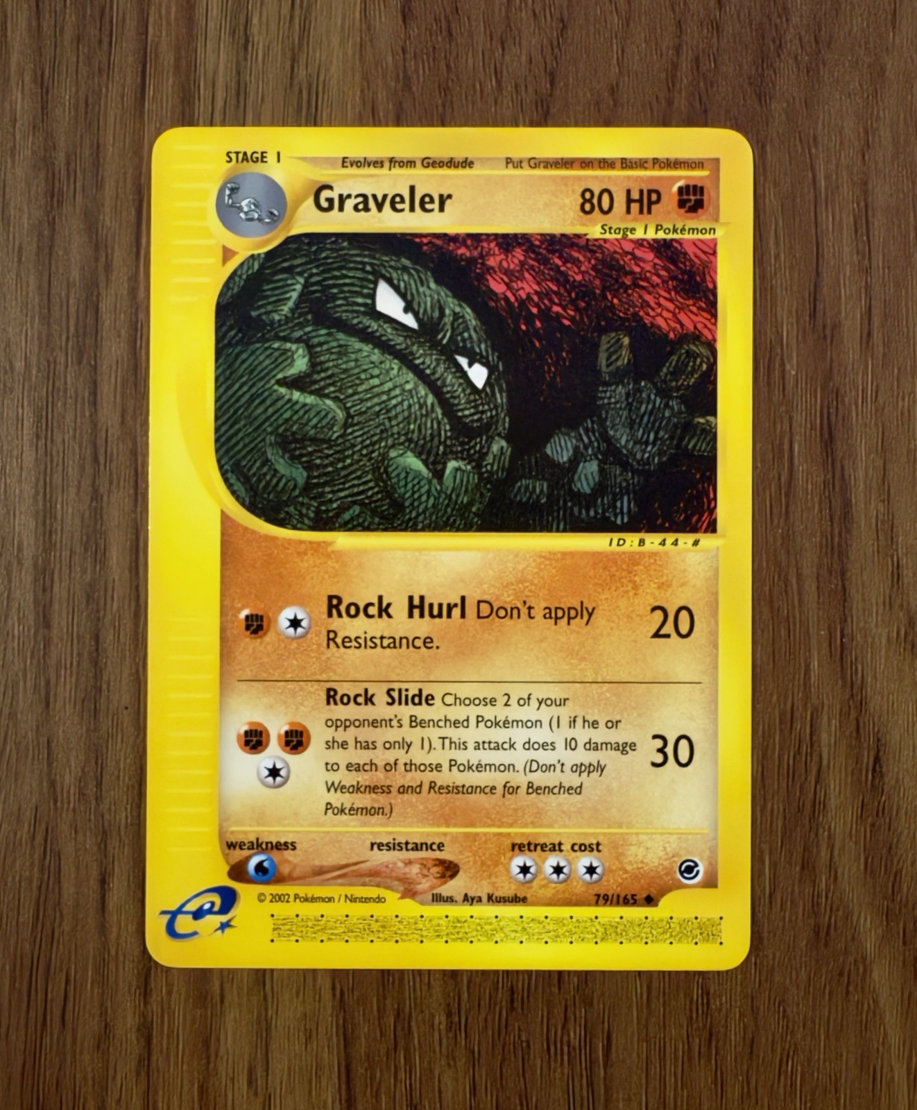 Pokemon Card - Graveler Expedition 79/165 Uncommon NM