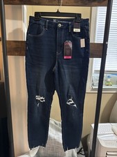 No Boundaries NOBO S per High Rise Blue Jeans Size 13