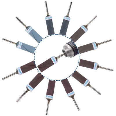 12Pcs 400-2000 Grit Sanding Drums for Dremel Rotary Tool, Rotary Tool Bits Sa...