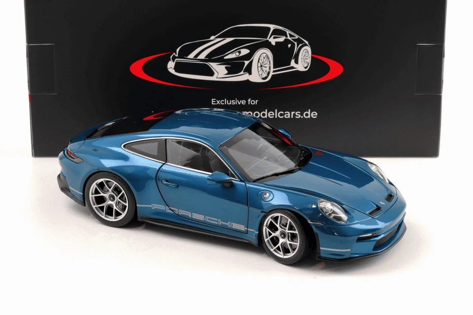 1:18 Norev Porsche 911 992 S/T richiesta speciale PTS + Amazonas green - edizione limitata 500 pezzi - Immagine 2 di 4