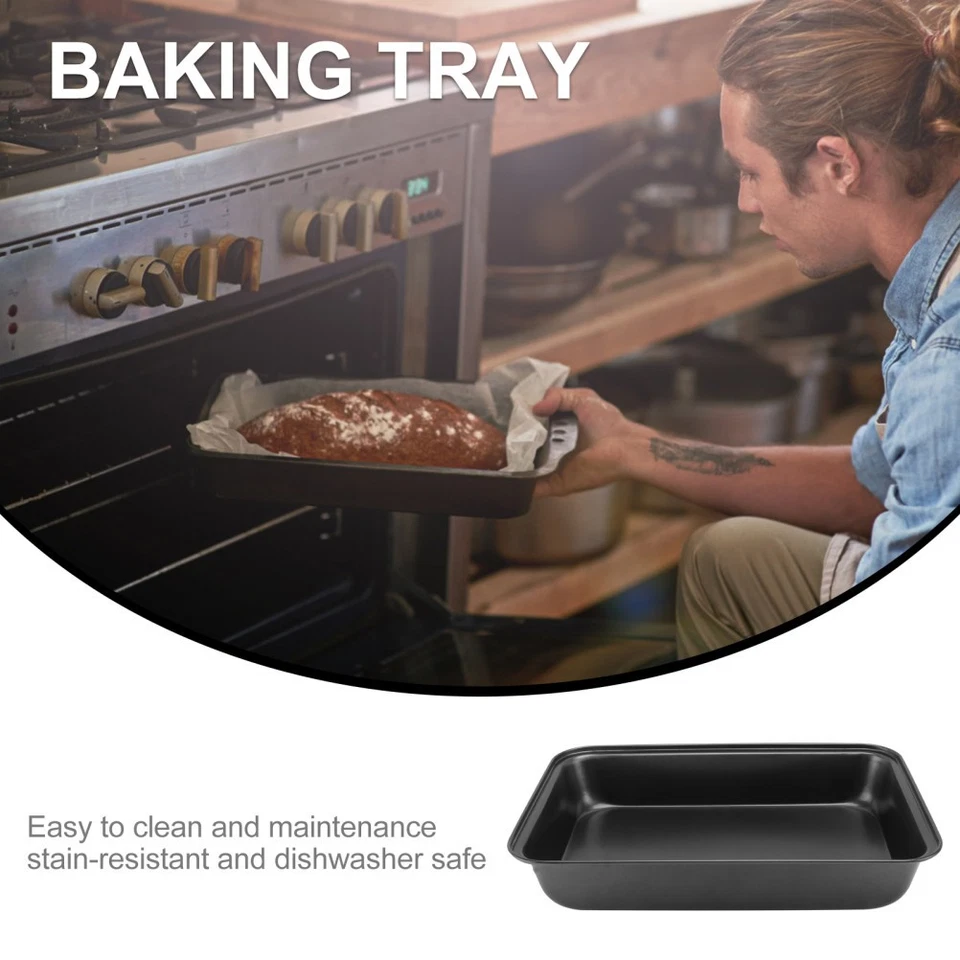 Backform Rechteckig Kuchen Kastenform Antihaftbeschichtete Kuchenform Tiefe - Bild 2 von 4