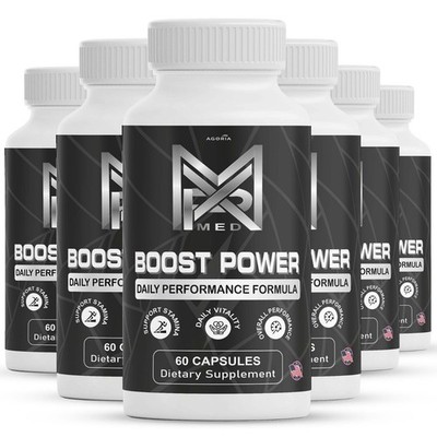 (6 Pack) Boost Power Men's Health Support Dietary Supplement Male Capsules