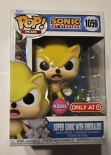 Funko Pop! Super Sonic the Hedgehog w/ Emeralds #1059 (Flocked Target Exclusive)