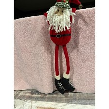 Santa Plush Christmas Decoration 22 Long Soft Fabric Ornament