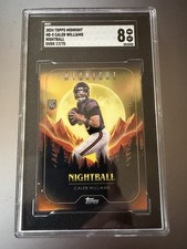 2024 Topps Midnight - Nightball Caleb Williams /75 Chicago Bears