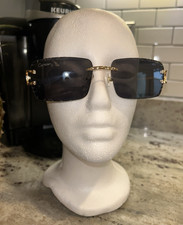 Trendy Rimless Fashion Glasses Clean -inspired look with tinted lenses