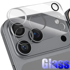 2PCSFor iPhone 17 Air 16 15 14 13 Pro Max12 Camera Lens Tempered Glass Protector