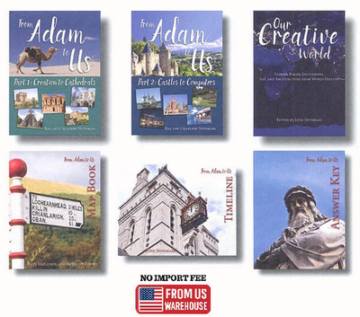 Notgrαss History From Adam to Us Complete Curriculum Package 5th-8th Grade NEW!