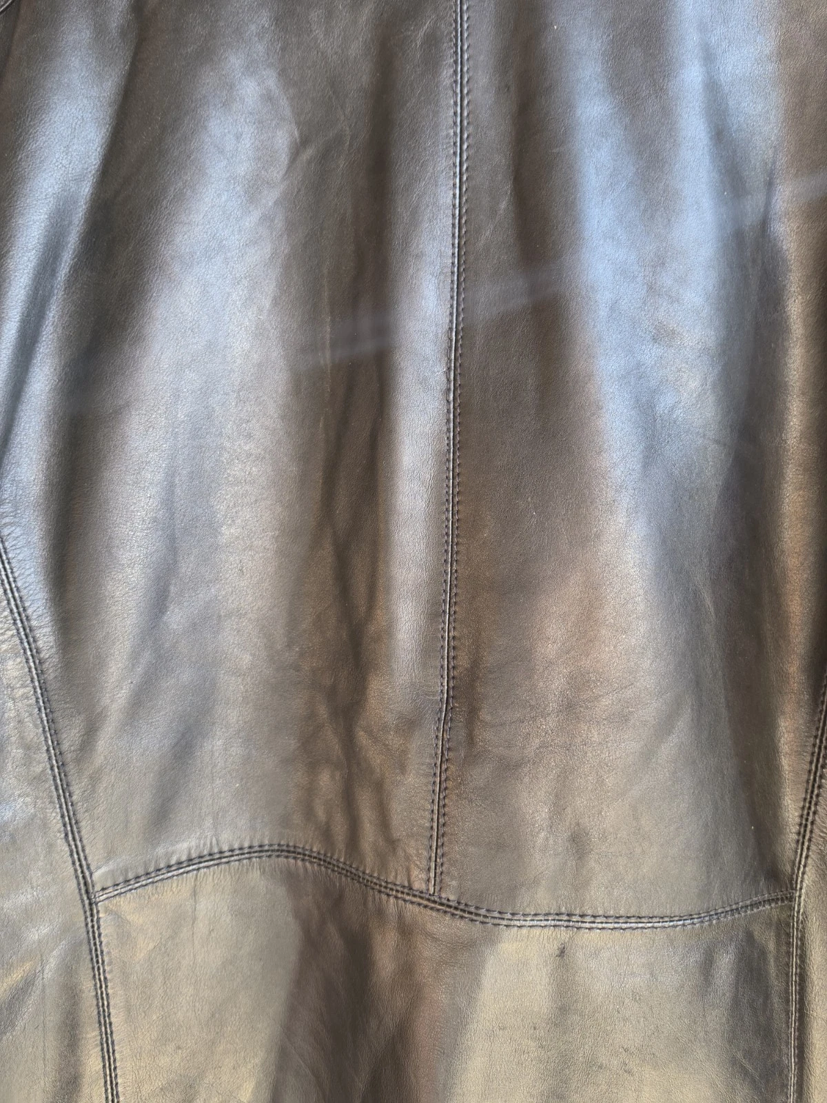 Andrew Marc Marc New York Men’s Black Leather Full Zip Biker Jacket XL - product detail image 8