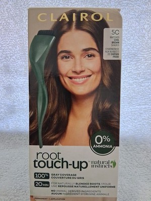 CLAIROL ROOT TOUCH UP 5C COOL BROWN SHADES NATURAL INSTINCTS