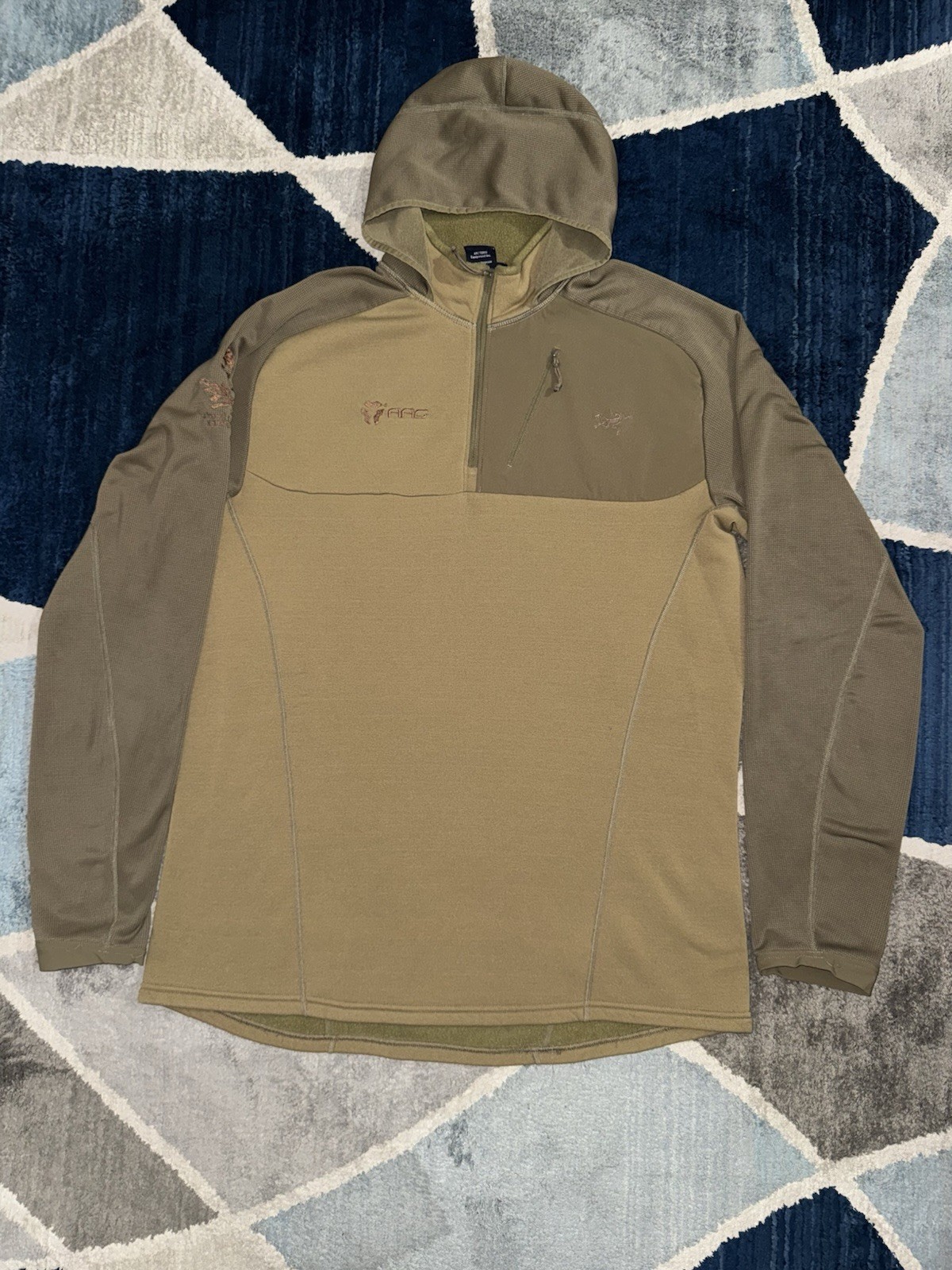 Giacca con cappuccio e zip vintage Arc'teryx Leaf Naga 1 4 XXL