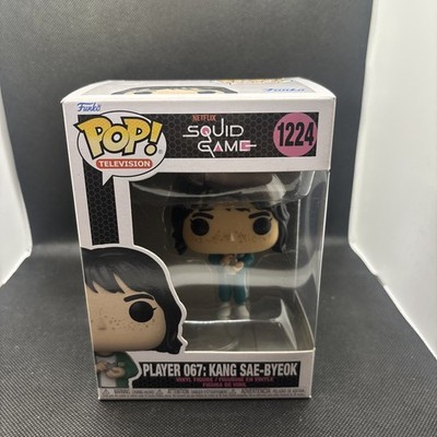 Funko Pop! Fernseher Squid Game Player 067: KANG SAE-BYEOK 1224 Brandneu