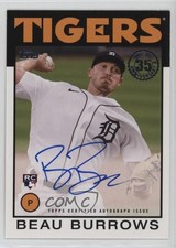 2021 Topps 1986 Topps Baseball Auto Beau Burrows #86A-BBU Auto w5b