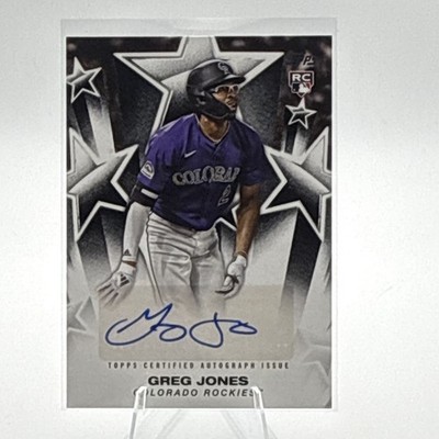 Topps Series 2 2025 Greg Jones RC Auto Rockies Baseball Stars Autographs #BSA-GJ